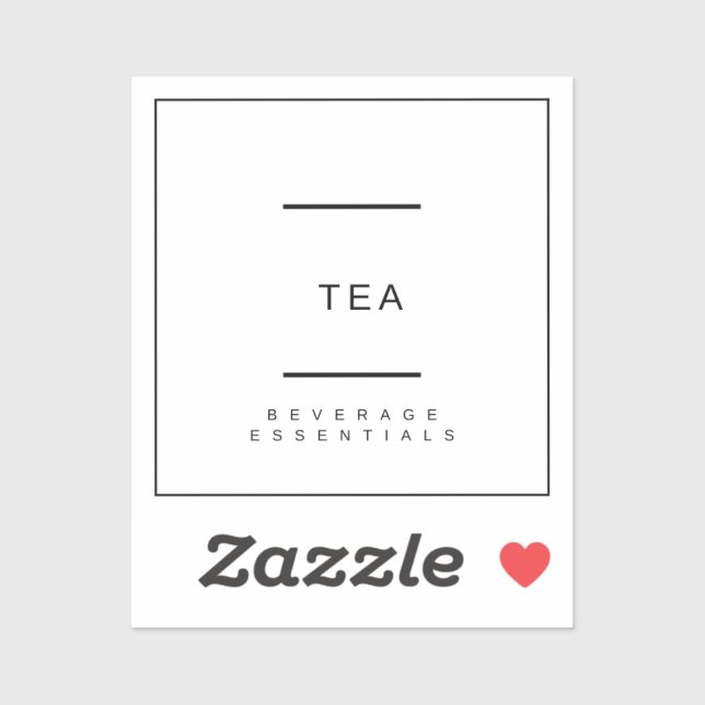 Tea Sticker (Blatt)