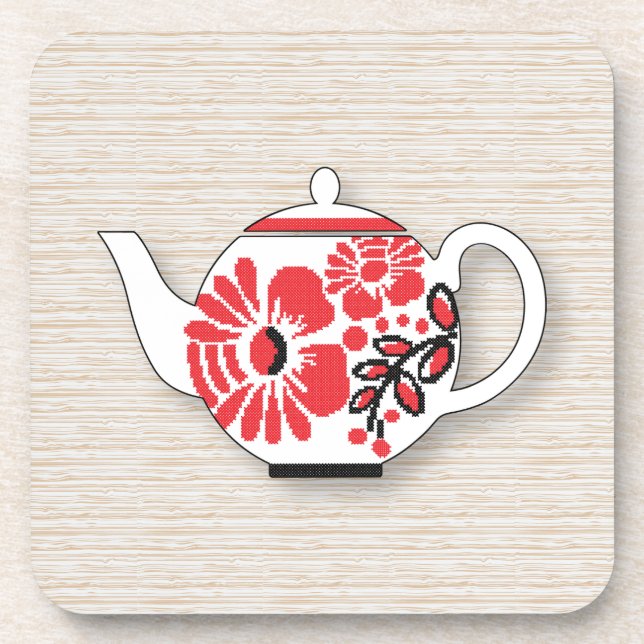 Tea Teapots Untersetzer (Vorderseite)