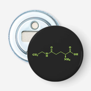 Tea Theanine Molecular Chemical Formel Flaschenöffner