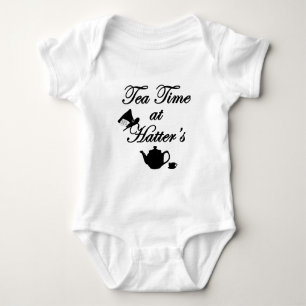 Tea Time at Hatter Baby Strampler