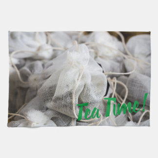 Tea Time Bag für Teeliebhaber Geschirrtuch