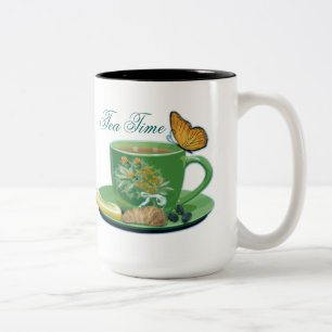 Tea Time Cup & Saucer Mug