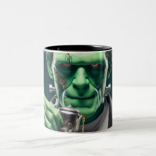 Tea Time Frankenstein Zweifarbige Tasse