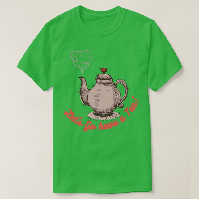 Tea Time Gerahmt Letx27's Go haben Tee (Design vorne)