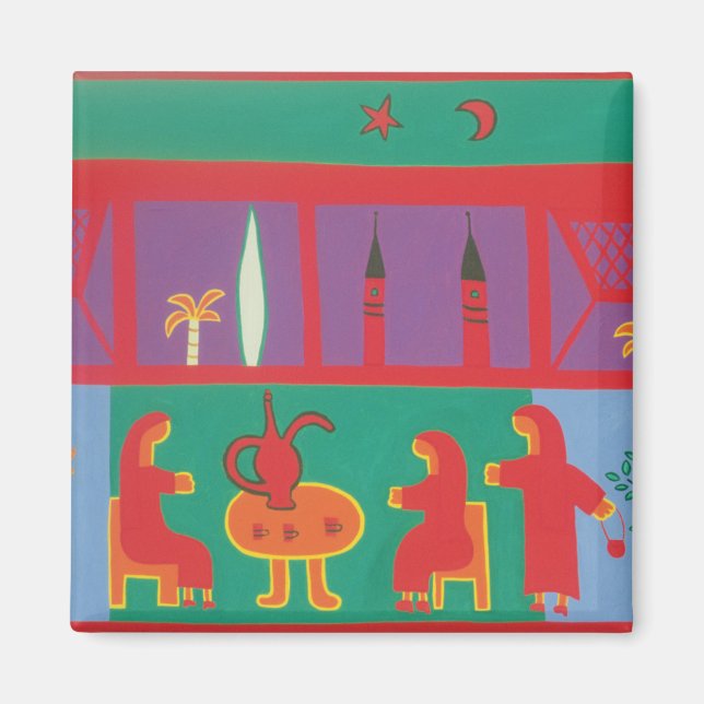 Tea Time im Museum 2003 Magnet (Vorne)