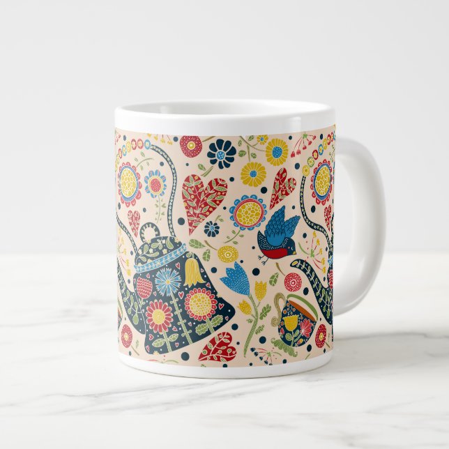 Tea Time Jumbo Tasse für mehrere Anwendungen (Vorderseite Rechts)