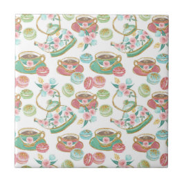 Tea Time Pattern Fliese