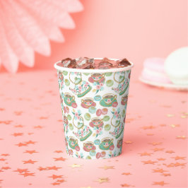 Tea Time Pattern Pappbecher