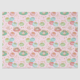 Tea Time Pattern Seidenpapier