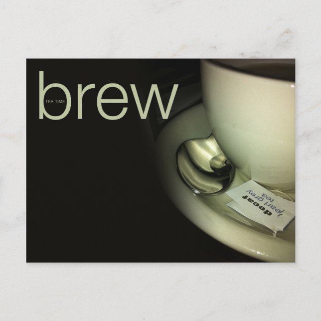 Tea Time Postcard Postkarte (Vorderseite)