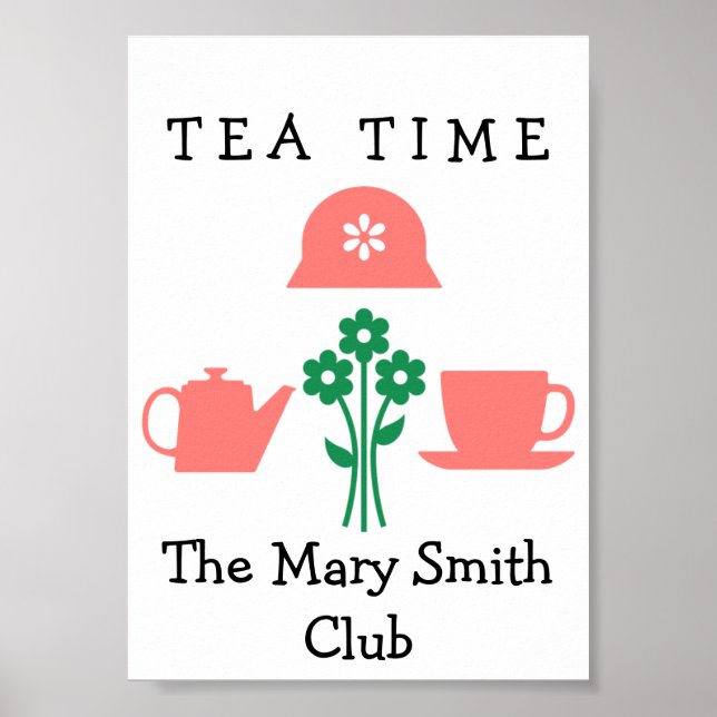 Tea Time Poster (Vorne)