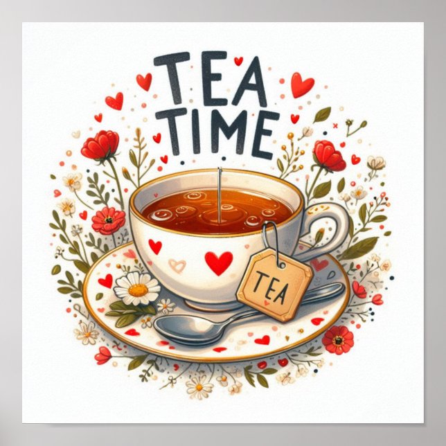 Tea Time Poster (Vorne)