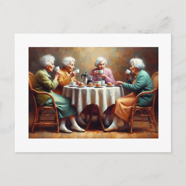 Tea Time, Postkarte (Vorderseite)