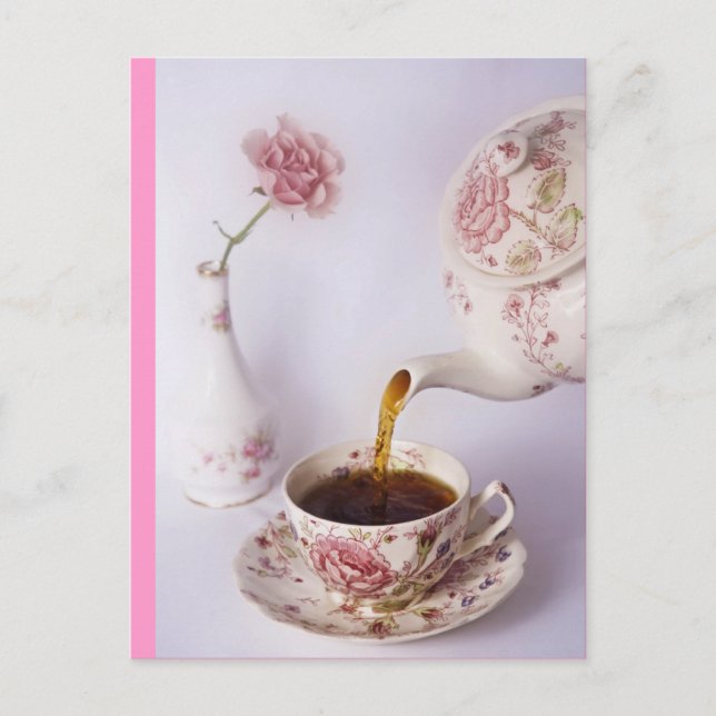 Tea Time Postkarte (Vorderseite)