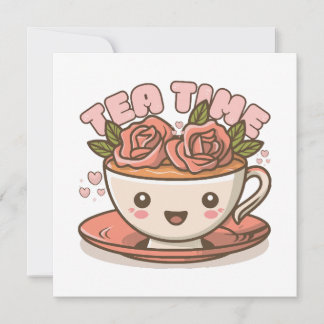 Tea Time Rose Tea Kawaii