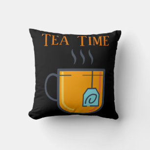Tea Time Throw Kissen