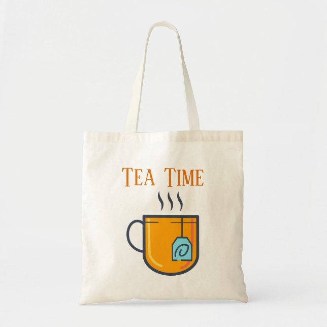 Tea Time Tote Bag Tragetasche (Vorne)