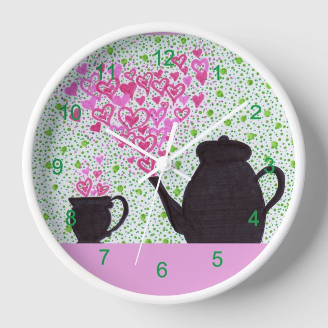 Tea Time Uhr (Vorderseite)