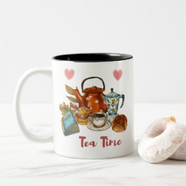 Tea Time Zweifarbige Tasse