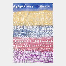TEA TOWEL : PAUL KLEE : ALTE STADT GESCHIRRTUCH