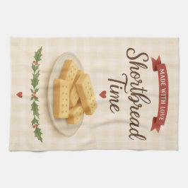 Tea Towel | Shortbread Time | Festive Kitchen Art Geschirrtuch