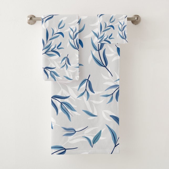 Tea Tree Verlasse Aquamarines Set in Blau und Grau (Insitu)
