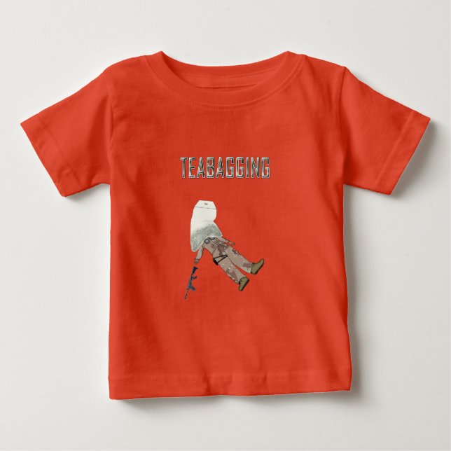 TeaBagging Baby T-shirt (Vorderseite)