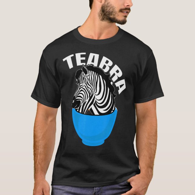 Teabra Tea Zebra T-Shirt (Vorderseite)