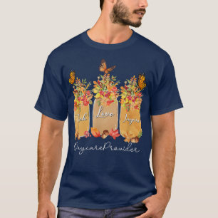 Teach-Liebe Inspiriere Herbst-Herbst-Herbst-Herbst T-Shirt