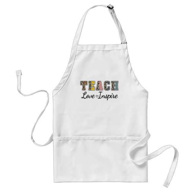 Teach, Love, Inspire Schürze (Vorne)