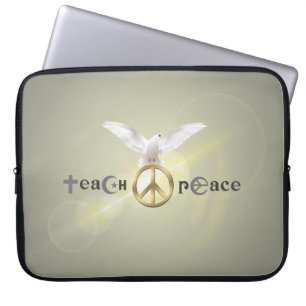 Teach Peace 15" Laptopschutzhülle