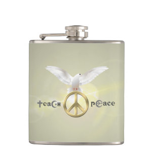Teach Peace   Flachmann