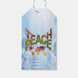 Teach Peace Geschenkanhänger