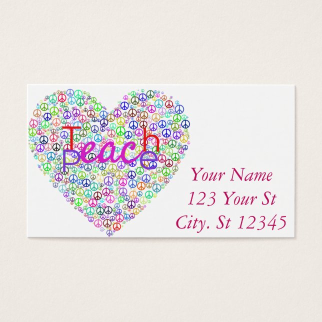 Teach Peace Heart Thunder_Cove (Vorderseite)