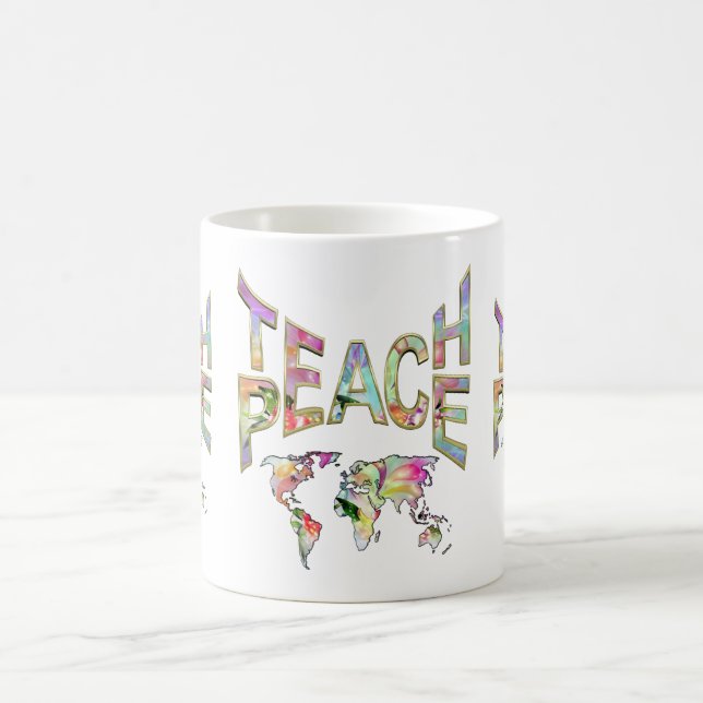 Teach Peace Kaffeetasse (Mittel)