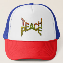 Teach-Peace Rund um den Globus von Nadine May Truckerkappe