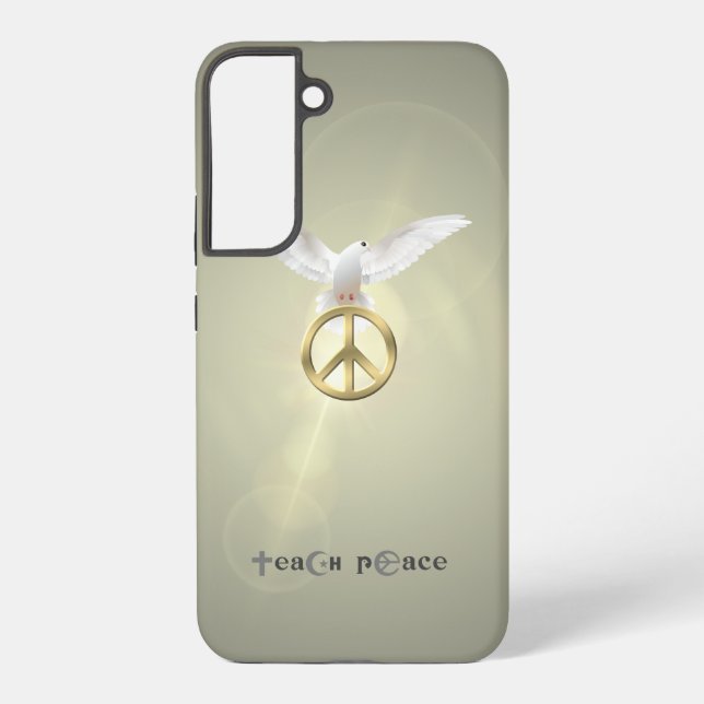 Teach Peace | Samsung Galaxy Hülle (Rückseite)