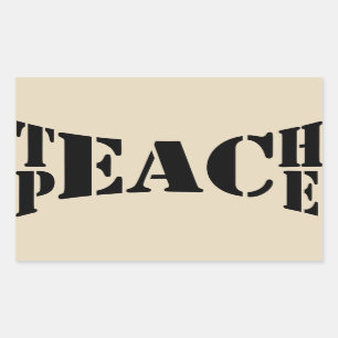 Teach Peace Sticker