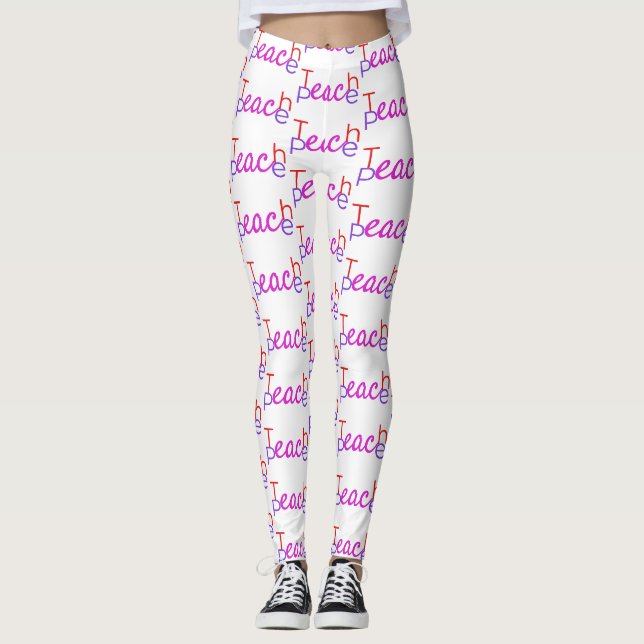Teach Peace Thunder_Cove Leggings (Vorderseite)