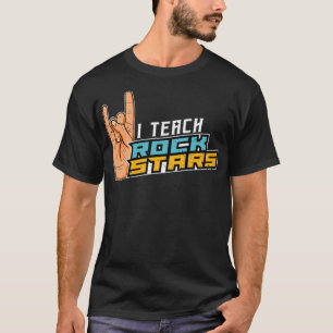 Teach Rock Stars Rock'n'Roll Musik Teacher radio p T-Shirt