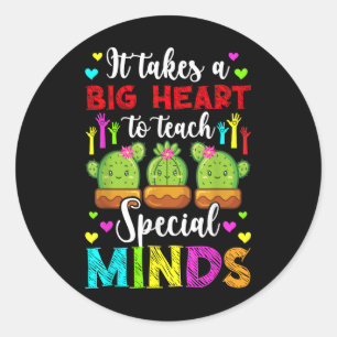 Teach Special Minds Autism Lehrer Autismus Auszeic Runder Aufkleber
