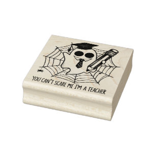 Teach & Terror - Gespenster stehen keine Chance Gummistempel