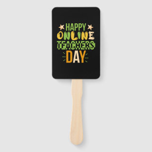 Teacher Art Happy Online Teacher Day Fächer