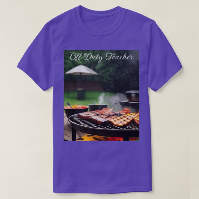 Teacher Barbecue T-shirt (Design devant)