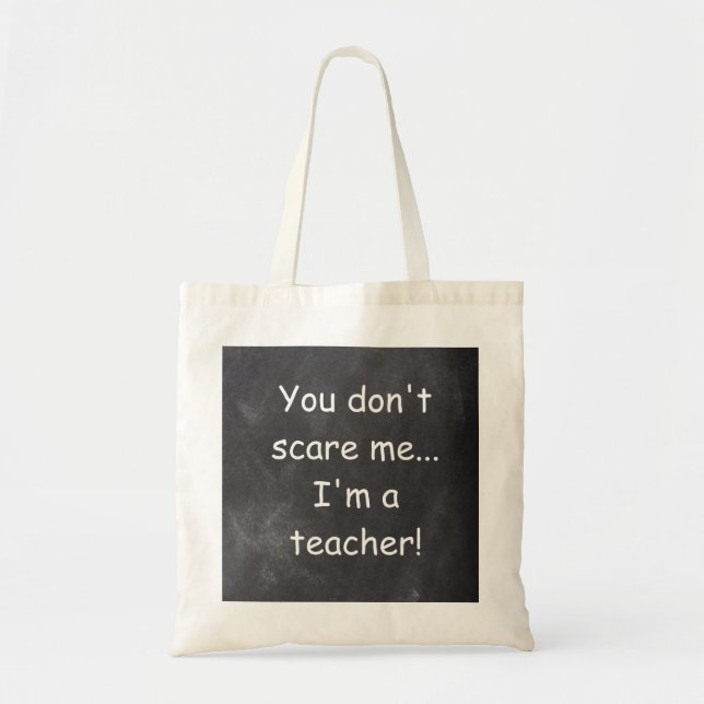 Teacher Chalkboard Design-Geschenk nicht unterhalt Tragetasche (Vorne)