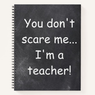 Teacher Chalkboard Design Geschenkidee nicht störe Notizbuch