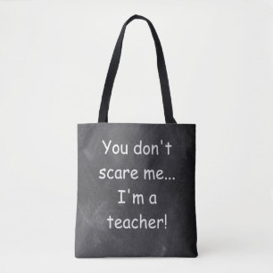 Teacher Chalkboard Design Geschenkidee nicht störe Tasche