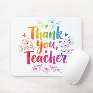 Teacher Desk Mat - Danke, Lehrer! Mousepad