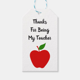 Teacher-Geschenketiketten, Dankbarkeit Danke Tags Geschenkanhänger
