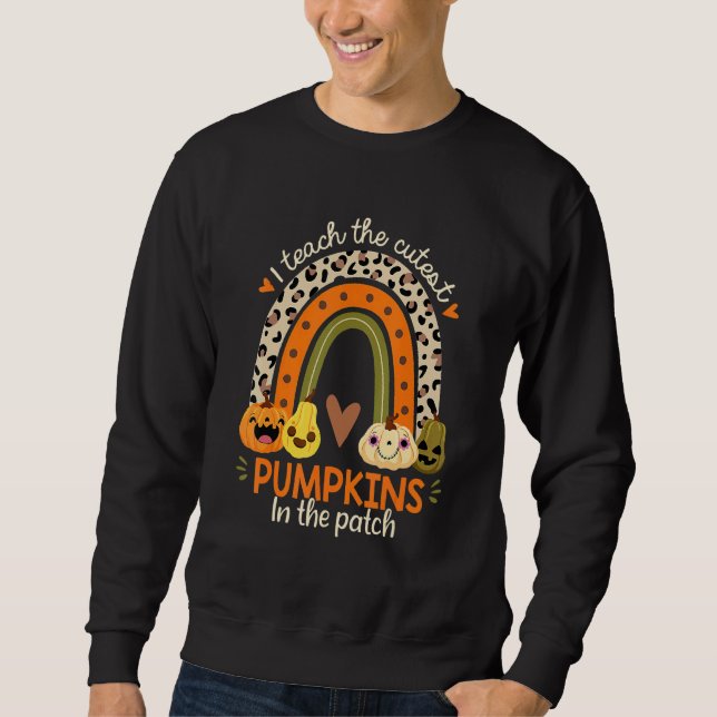 Teacher Halloween Pre-K Teacher Kindergarten Cutes Sweatshirt (Vorderseite)
